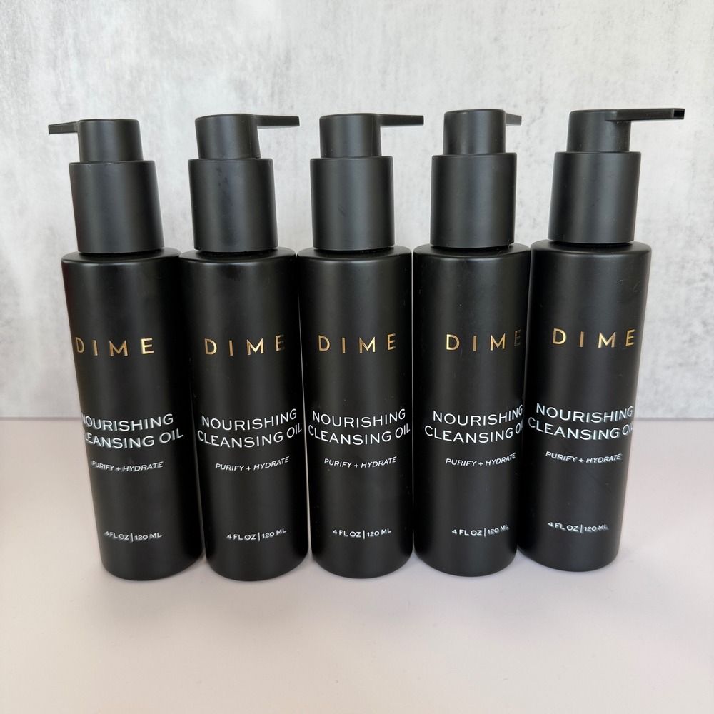 5 Pack DIME Beauty Nourishing Cleansing Oil 4 oz Makeup Remover Cleanser 120mL